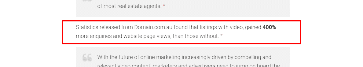 survey finds that videos increase interest by 400%